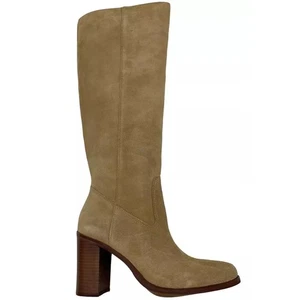 NUEVAS Botas Vince Camuto X Moda Jackson Eje Alto Cuero Perla Tortilla 9.5 - Imagen 1 de 11