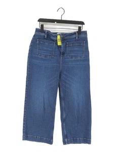 FatFace Women's Jeans UK 14 Blue Cotton with Elastane Wide-Leg - Picture 1 of 5