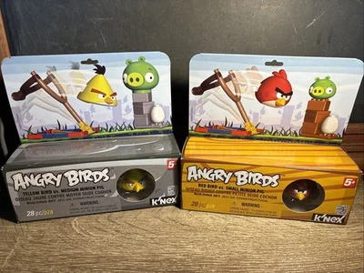 Angry Birds Red Bird vs Small Minion Pig K'Nex 28 Pc Rare Building Set A3 - Image 1 of 4