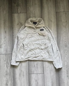 Patagonia Re-Tool Snap T Pullover Jacket Fleece Long Sleeve Off White/Cream - Picture 1 of 6
