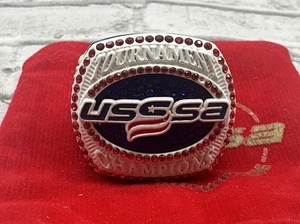 USSSA Sportturnier Finalist Ring Größe 11,75 Ring Staubbeutel - Bild 1 von 8