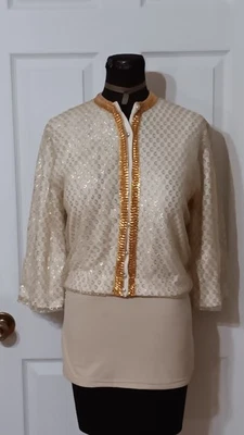 Vintage 1940s Womens Sweater By Park-Storyk Size Medium - Image 1 of 3