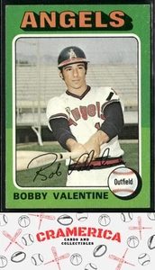 Bobby Valentine 1975 Topps #215 California Angels - Picture 1 of 2