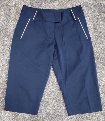 Bermudas Adidas Climalite Golf Performance Azul Marino Blanco Talla 4 Foto 1 de 4