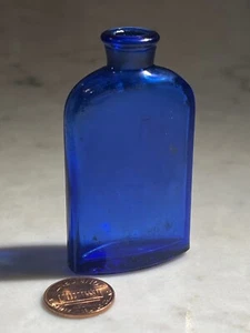 Bourjois Kobaltblau Glas Parfum Duft Flakon Vintage 1910-30 Frankreich - Bild 1 von 12