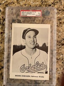 1958-61 Jay Pub Photo Type 1 Chest Brooks Robinson 