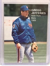 Gregg Jefferies New York Mets 1989 Rookies Superstars Two #13 Oddball
