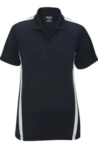 Edwards Ladies Snag-Proof Color Block Short Sleeve Polo 5513 - Picture 1 of 5
