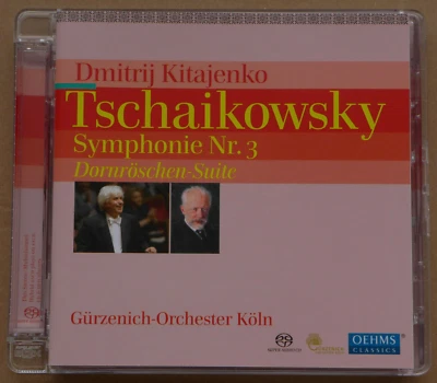 TSCHAIKOWSKY - SYMPHONIE NR. 3 -  DORNRÖSCHEN-SUITE - HYBRID-SACD - KITAJENKO - Bild 1 von 3