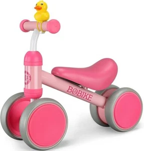 Bobike Baby Balance Bike Toys for 10-24 Months Kids Toy Boy and Girls - Rose Red - Picture 1 of 5