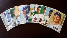 1951 bowman baseball cards, HIGH NUMBERS, complete your set