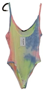 BLOOM Bikini Swimsuit Cover-Up W/ Snap Bottom. PLUS SIZES 12-20 TIE-DYE PASTELS - Picture 1 of 9
