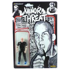 Minor Threat Action Figure Limited Ian MacKaye hardcore punk no super7 reaction - Imagen 1 de 3
