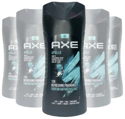 Axe APOLLO Body Wash Dark Chocolate Scent 13.5oz Shower Gel Lotion Body Wash USA - Image 1 of 2