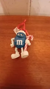 M&M's World Blue Resin Figurine Christmas Tree Decoration New With Tag - Picture 1 of 1