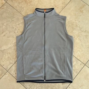 Peter Millar Thermal Flow Micro Fleece Full Zip Weste Jacke Gale Grey Medium Neu - Bild 1 von 7