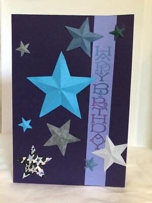 Tarjeta hecha a mano REZANDO EL AMOR DE DIOS ILUMINA TU CUMPLEAÑOS DE UNA MANERA MUY ESPECIAL Foto 1 de 4