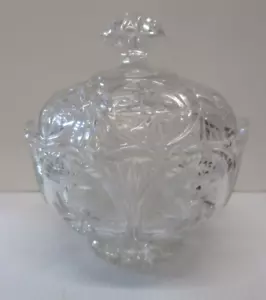 Kusak Berlin 24% Lead Crystal Covered Pinwheel Scalloped Edge Candy Dish Poland - Picture 1 of 6