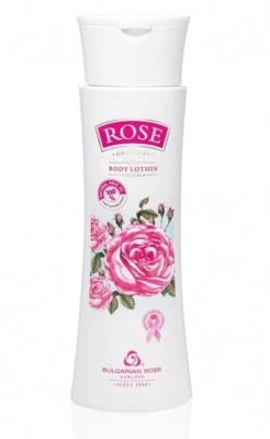 Loción corporal hidratante y aromática rica en aceite de rosa natural y D-pantenol Foto 1 de 3