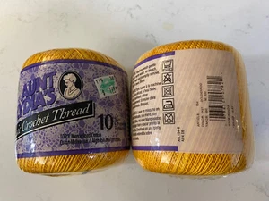 Coats Crochet Cotton-Aunt Lydia's Classic Crochet Thread Size 10-Goldenrod - Picture 1 of 2