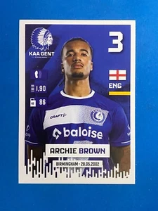 Sticker Panini Pro League 2024-25 2025 n.216 Archie Brown (KAA Gent) - Imagen 1 de 1