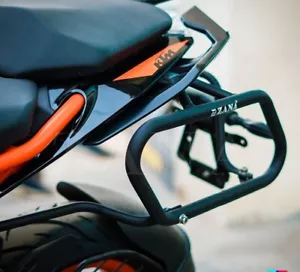"SADDLE STAY LH & RH, MATT BLACK" FIT FOR KTM DUKE 250 & 390 - Picture 1 of 4