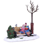 Lemax 2016 Cozy Christmas General Products #63269 Love Birds Snuggled Snowy Park