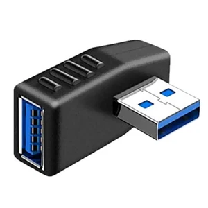 High Security Superior Quality 90 Degree USB 3.0 Male to Female Angle Adapter US - Picture 1 of 1