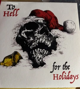 To Hell for the Holidays 45" 7 in. RED Vinyl Record - Justin Burning - Picture 1 of 2