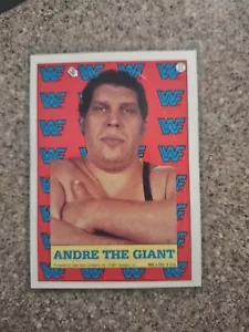 Andre The Giant 1987 Topps WWF Sticker #17 - Picture 1 of 2