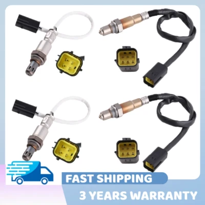 Sensor de oxígeno aguas arriba+aguas abajo 4 piezas para Infiniti M56 2014 5,6 L V8 2011 2012 2013 EE. UU. Foto 1 de 4