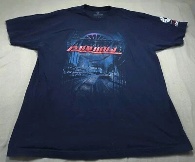 Akademiks Shirt Mens Double Extra Large Blue Streetwear City Hip Hop Racing Big - Image 1 of 4