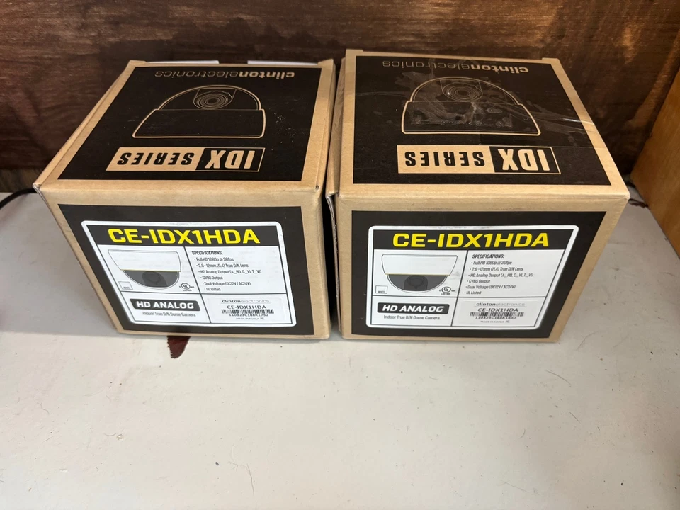 CE-IDX1HDA Clinton Electronics HD Analog Indoor True D/N Dome Camera - 1080p -  - Image 1 of 1