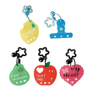 Korean Styles Cartoon Lemon Keychain Pendant Accessory for Bags and Keys - Picture 1 of 13