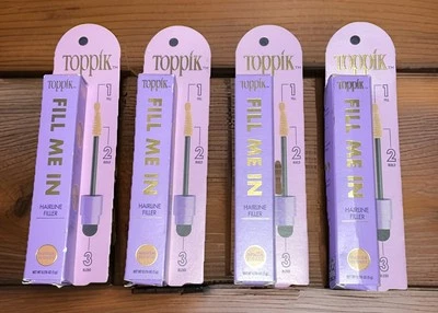 4 Toppik Fill Me In Hairline Filler Medium Blonde Fill Build Blend New - Image 1 of 3