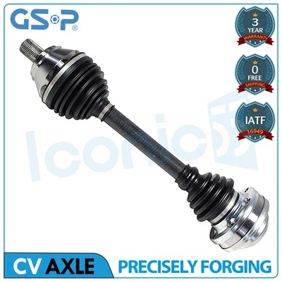 Front Left CV Axle Shaft Assembly for 2002-2003 VW Golf 2003-2006 Audi TT 1.8L Foto 1 de 4