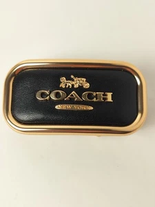 COACH Signature Buckle Gold & Black For Cut to Size Reversible Morgan CR913 NWT - Picture 1 of 11