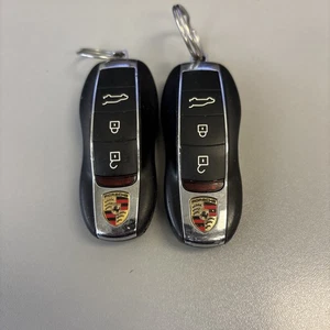 2 Two OEM Porsche Key Fobs  Wireless Battery Powered UNTETSED - Picture 1 of 4