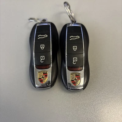 2 Two OEM Porsche Key Fobs  Wireless Battery Powered UNTETSED - Image 1 of 4