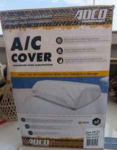 ADCO Covercraft 3023 POLAR WHITE AIR CONDITIONER COVER COLEMAN MACH III A / CS - Picture 1 of 5