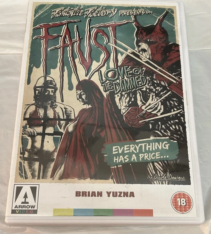 Faust: Love of the Damned DVD (Arrow Video), Brian Yuzna, Jeffrey Combs - Image 1 of 4