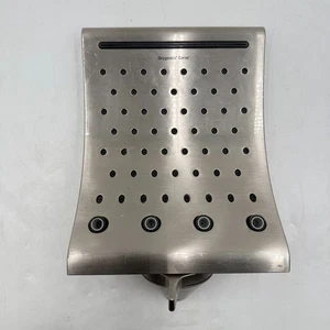 Oxygenics Curve Regenduschkopf Nickel gebürstet/Chrom verstellbar 5,8L/min. - Bild 1 von 9