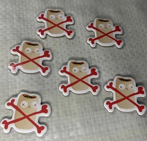 Piezas de repuesto de burrito de lanzamiento - Juego de 6 fichas de moretones de burrito - Imagen 1 de 2