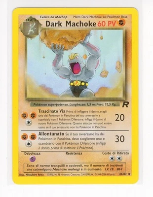 ~ITA~ ITALIAN Dark Machoke Rocket 40 Pokemon Card (Z1 - Image 1 of 2