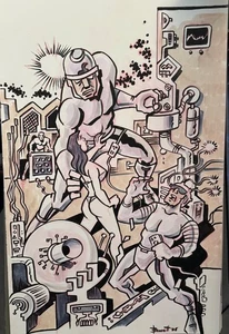 GIANT LAB ** MIKE BENNETT'S ORIGINAL ART (2025) 09/29/25 - Picture 1 of 1