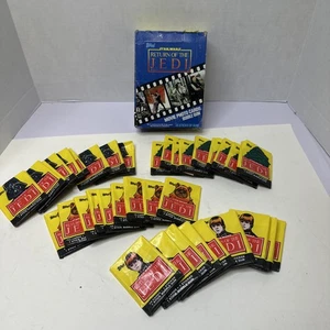 Topps 1983 Star Wars Return of The Jedi NUR LEERKARTON & 36 Wrappers - OHNE KARTEN - Bild 1 von 12