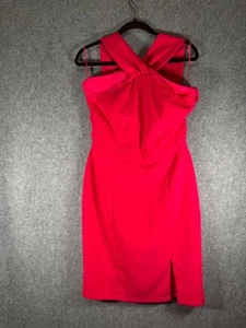 Adelyn Rae Dress Women Medium Pink Halter NEck Sheath Formal Event - Picture 1 of 8