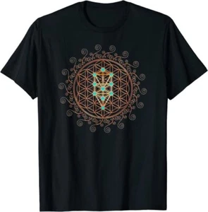 NUEVO LIMITADO Flor Sagrada Diseño Geometría Gran Regalo Idea Premium Camiseta S-3XL - Imagen 1 de 4