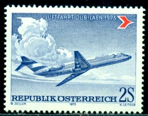 1973 Aviation,Douglas DC-9-30 of Austrian Airlines,airplane,Austria,Mi.1413, MNH - Picture 1 of 1