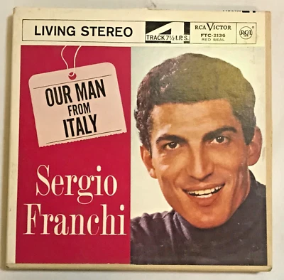 7-1/2ips  Sergio Franchi  Our Man From Italy   Reel Tape - Image 1 of 3